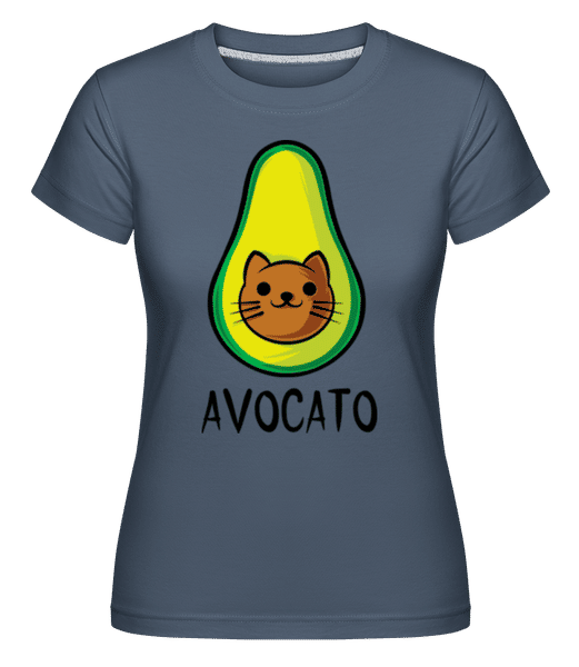 Preview: Avocato -  Shirtinator Women's T-Shirt - Denim - Front