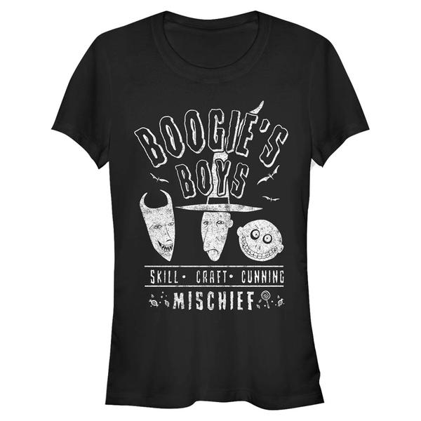 Aperçu: Disney Classics - L'étrange Noël de monsieur Jack - Skupina Boogies Boys - Halloween - Femme T-shirt - Noir - Devant Aperçu: Disney Classics - L'étrange Noël de monsieur Jack - Skupina Boogies Boys - Halloween - Femme T-shirt - Noir - Devant
