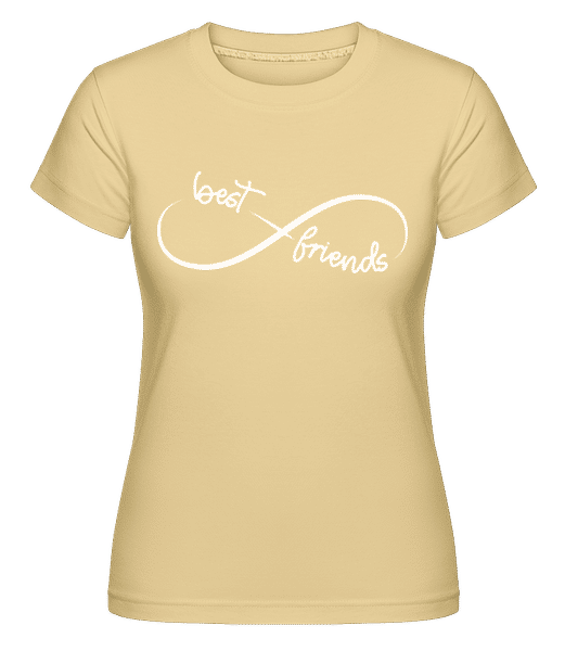 Preview: Best Friends Infinity -  Shirtinator Women's T-Shirt - Yellow - Front