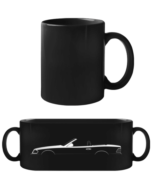 Aperçu: 'Mercedes SL R129' Silhouette - Tasse Noire - Noir - Devant
