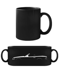 'Mercedes SL R129' Silhouette · Black Mug