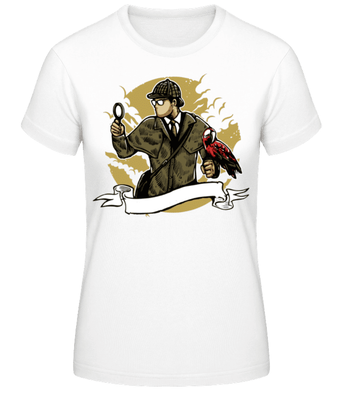 Preview: Sherlock Holmes - Women's Basic T-Shirt - White - Front