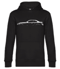 'BMW M2 G87' Silhouette - Unisex premium mikina - Čierna - Predné