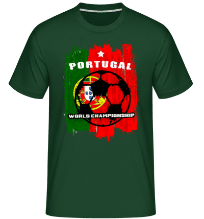 Portugal World Championship -  Shirtinator Men's T-Shirt - Bottle green - Front