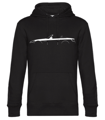 'Honda S2000' Silhouette - Sweat à capuche premium Unisexe - Noir - Devant