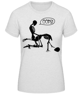 Skeletons Having Sex - Women's B&C T-Shirt - Heather grey - Front