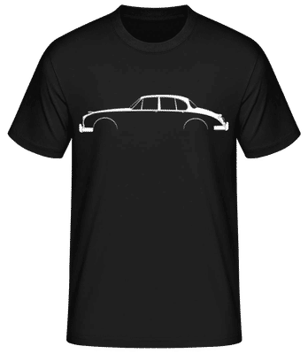 'Jaguar Mark II' Silhouette - Men's Basic T-Shirt - Black - Front