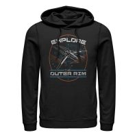 Star Wars - High Republic - Logo Explore Outer Rim - Unisex Hoodie - Black - Front