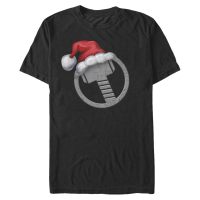 Marvel - Avengers - Mjolnir Thors Holiday Hat - Christmas - Homme T-shirt - Noir - Devant