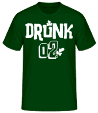 Drunk 02 - Men's Basic T-Shirt - Bottle green - Front