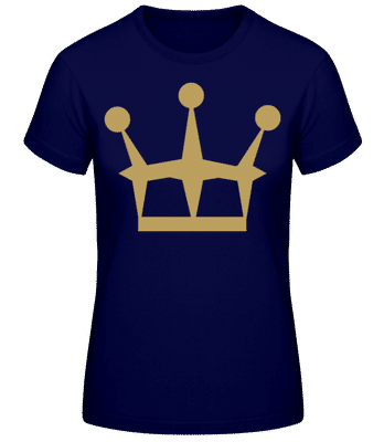 Crown symbol 2 - Women's B&C T-Shirt - Navy - Front