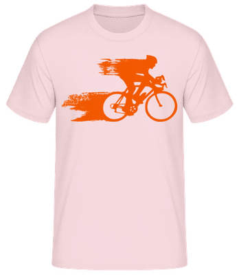 Cyclist - Männer Basic T-Shirt - Rosa - Vorne