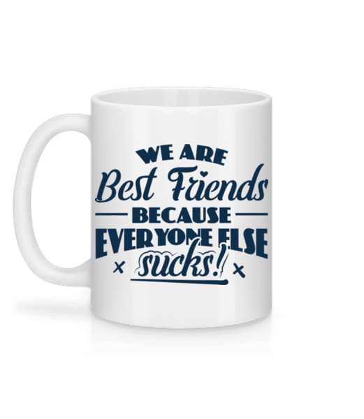Aperçu: We Are Best Friends - Mug en céramique blanc - Blanc - Derrière