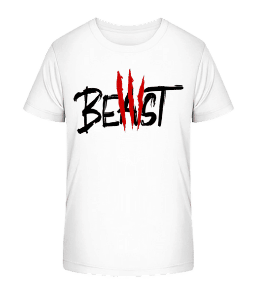 Aperçu: Beast - T-shirt bio Enfant Stanley Stella 2.0 - Blanc - Devant