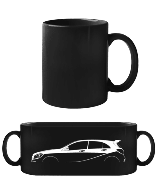 Aperçu: 'Mercedes-AMG A 45' Silhouette - Tasse Noire - Noir - Devant