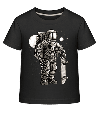 Astronaut Skater - T-shirt shirtinator Enfant - Noir - Devant
