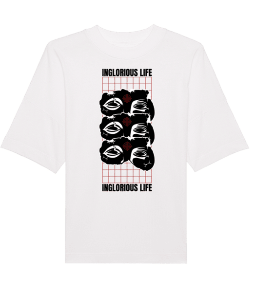 Aperçu: Inglorious Life - T-shirt Bio unisexe Stanley Stella extra large - Blanc - Devant