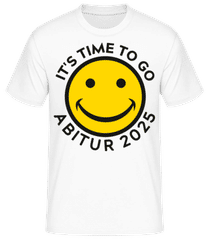 Its Time To Go Abitur 2025 · Männer Basic T-Shirt