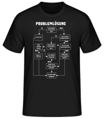 Problemlösung Weiß · Männer Basic T-Shirt