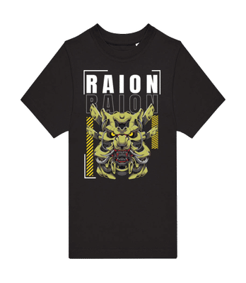 Raion - Kids B&C T-Shirt - Black - Front