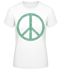 Peace Zeichen · Frauen Basic T-Shirt