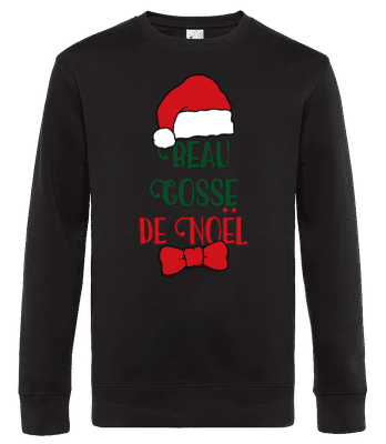 Beau Gosse De Noël - Sweat-shirt standard pour homme - Noir - Devant