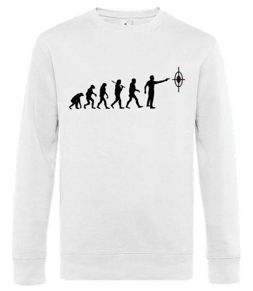 Aperçu: Evolution De La Fusillade - Sweat-shirt standard pour homme - Blanc - Devant