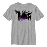 Netflix - Julie And The Phantoms - Skupina Band Rocks - Dětské Tričko - Melírově šedá - Napřed