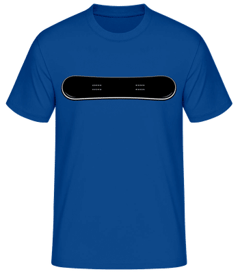 Snowboard - Männer Basic T-Shirt - Royalblau - Vorne
