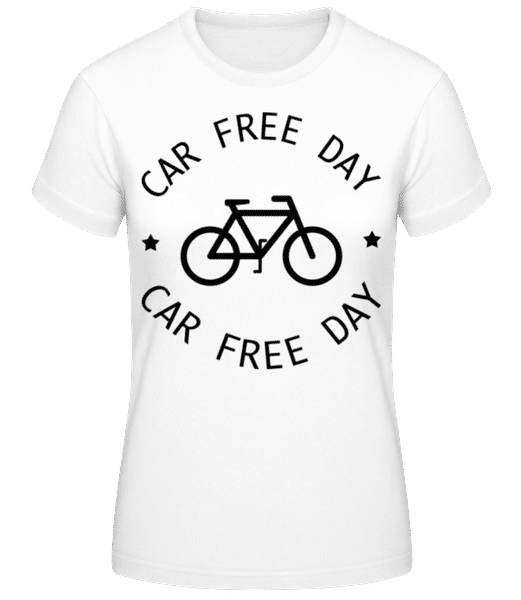 Aperçu: Car Free Day - T-shirt standard Femme - Blanc - Devant