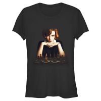 Netflix - Le jeu de la dame - Beth Harmon The Queen - Femme T-shirt - Noir - Devant