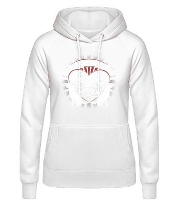 All You Need Is Love And A Dog - Frauen Hoodie - Weiß - Vorne
