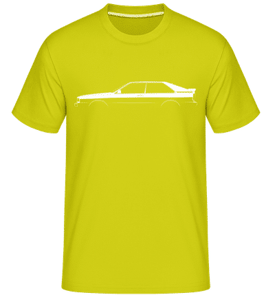 'Audi Quattro' Silhouette -  Shirtinator Men's T-Shirt - Lime - Front
