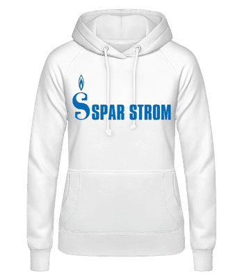 Spar Strom - Frauen Basic Hoodie - Weiß - Vorne