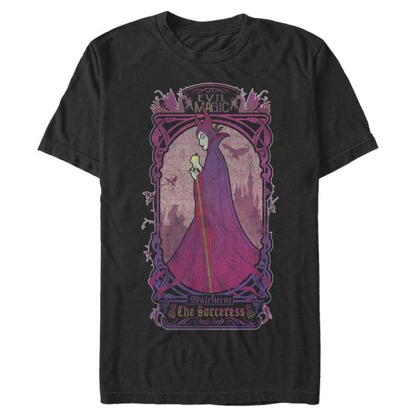 Disney - Sleeping Beauty - Maleficent The Sorceress - Homme T-shirt - Noir - Devant