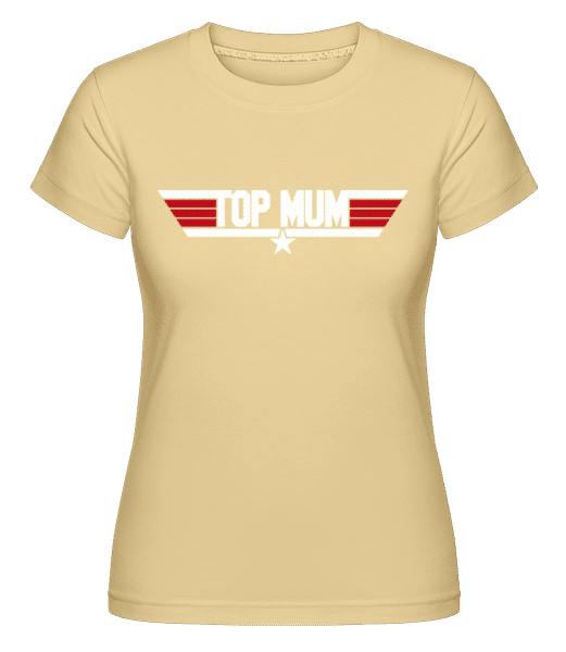 Preview: Top Mum - Shirtinator Women's T-Shirt - Yellow - Front