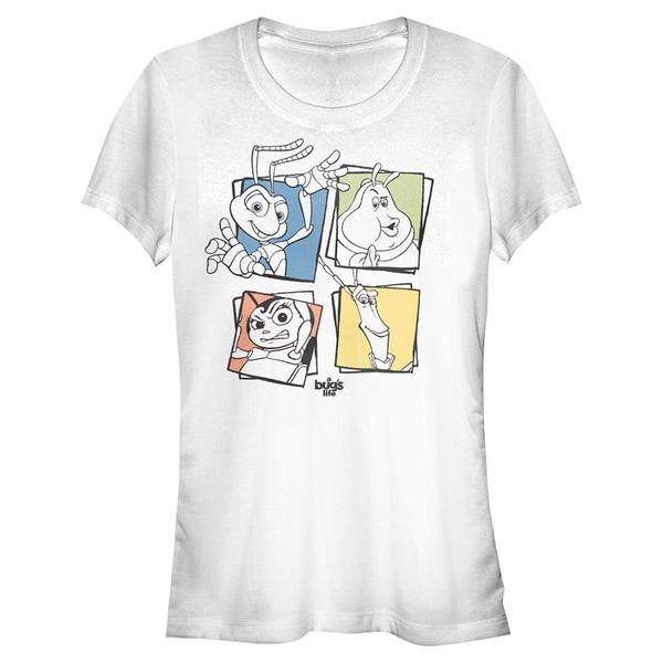 Aperçu: Pixar - 1001 pattes - Skupina Four Up - Femme T-shirt - Blanc - Devant