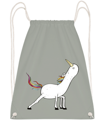 Yoga Licorne Étirée - Sac à dos Drawstring - Anthracite - Vorn