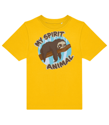 My Spirit Animal - Kids B&C T-Shirt - Yellow - Front