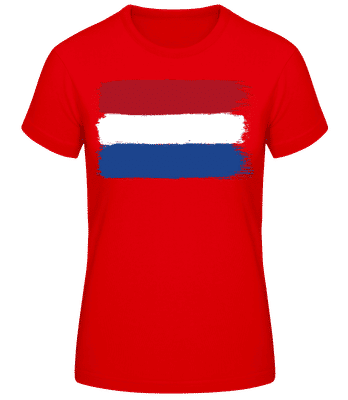 Drapeau Pays-Bas - T-shirt standard Femme - Rouge - Devant