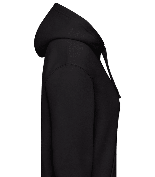 Aperçu: Sweat à capuche standard pour femme - Noir - Droite
