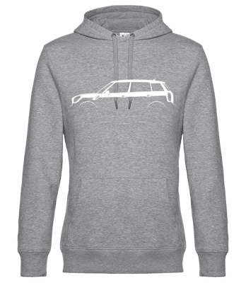 'Mini Cooper Countrym. (R60)' Silhouette - Sweat à capuche standard homme - Gris chiné - Devant