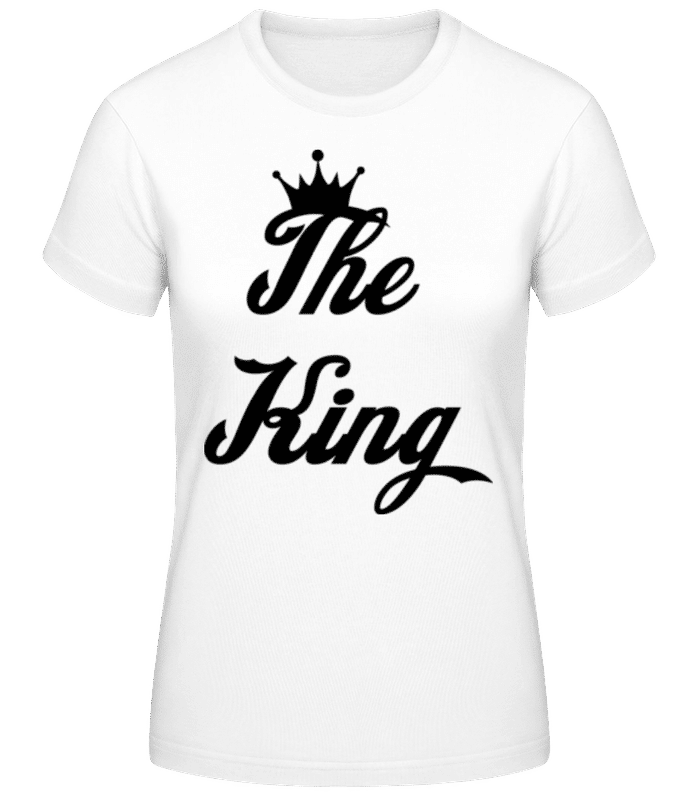Preview: The King Letters - Women's B&C T-Shirt - White - Front