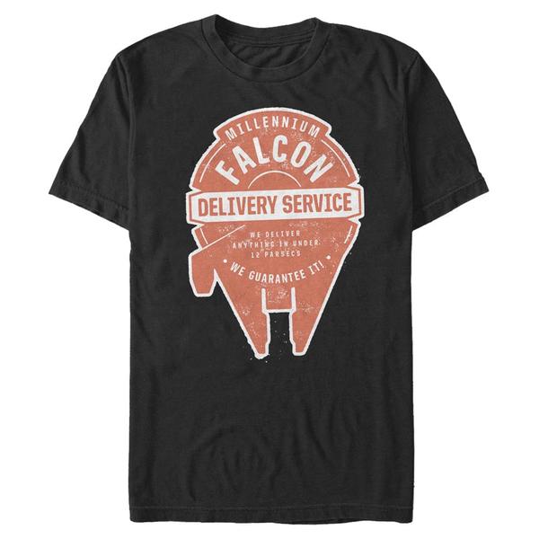 Aperçu: Star Wars - Millennium Falcon Falcon Delivery - Homme T-shirt - Noir - Devant