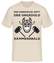Der Nordische Gott Hammersbald · Männer Basic T-Shirt