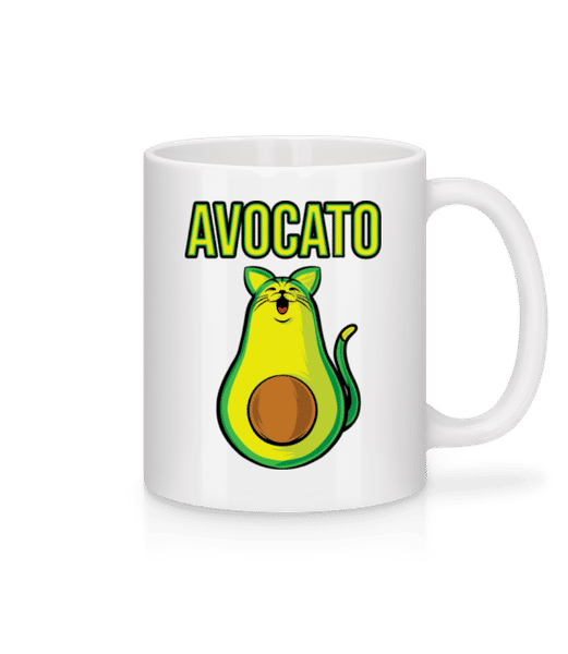 Aperçu: Avocato 2 - Mug en céramique blanc - Blanc - Devant