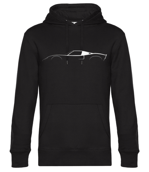 'Ford GT40' Silhouette - Sweat à capuche premium Unisexe - Noir - Devant