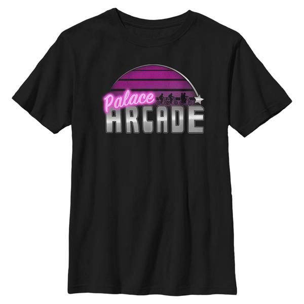 Aperçu: Netflix - Stranger Things - Logo Retro Arcade - Enfant T-shirt - Noir - Devant