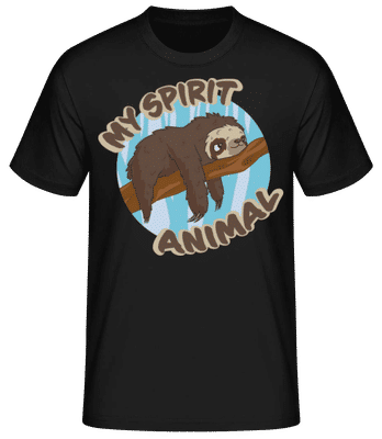 My Spirit Animal - Pánské basic tričko - Černá - Napřed