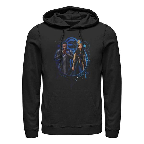 Aperçu: Marvel - Eternals - Duo Phastos Ajak - Unisex Sweat à capuche - Noir - Devant